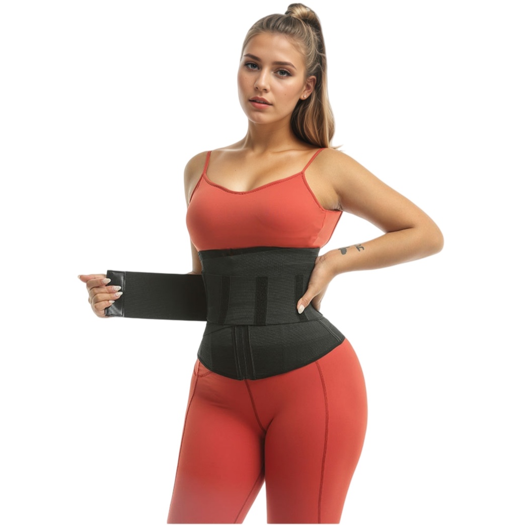 Premium Waist Trainer Belt Adjustable Belly Tummy Control Slim Body Shaper